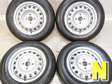 ブリヂストン V600 155/80R14 88/86LT /トヨタ純正 AL 5.0J+ 100-4穴 4本