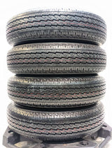 ブリヂストン V600 155/80R14 88/86LT /トヨタ純正 AL 5.0J+ 100-4穴 4本