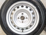 ブリヂストン V600 155/80R14 88/86LT /トヨタ純正 AL 5.0J+ 100-4穴 4本