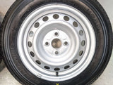 ブリヂストン V600 155/80R14 88/86LT /トヨタ純正 AL 5.0J+ 100-4穴 4本