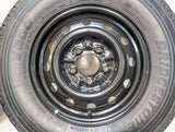 ブリヂストン V600 185/80R14 102/100 /マツダ純正  5.0J+ 114.3-5穴 4本
