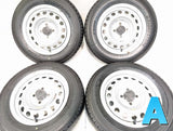 ブリヂストン V600 155/80R14 88/86LT /トヨタ純正 AL 5.0J+ 100-4穴 4本