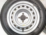 ブリヂストン V600 155/80R14 88/86LT /トヨタ純正 AL 5.0J+ 100-4穴 4本
