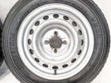 ブリヂストン V600 155/80R14 88/86LT /トヨタ純正 AL 5.0J+ 100-4穴 4本