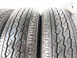 ブリヂストン V600 155/80R14 88/86LT /トヨタ純正 AL 5.0J+ 100-4穴 4本
