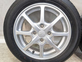 ヨコハマ S306 155/65R14  /ダイハツ純正  4.5J+45 100-4穴 4本