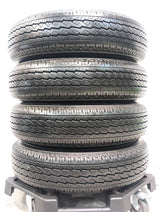 ブリヂストン V600 155/80R14 88/86N LT /トヨタ純正 AL 5.0J+ 100-4穴 4本