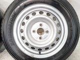 ブリヂストン V600 155/80R14 88/86N LT /トヨタ純正 AL 5.0J+ 100-4穴 4本