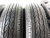 ブリヂストン V600 155/80R14 88/86N LT /トヨタ純正 AL 5.0J+ 100-4穴 4本