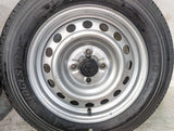 ブリヂストン V600 155/80R14 88/86N /トヨタ純正  5.0J+ 100-4穴 4本