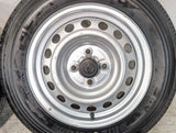 ブリヂストン V600 155/80R14 88/86N /トヨタ純正  5.0J+ 100-4穴 4本
