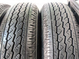 ブリヂストン V600 155/80R14 88/86N /トヨタ純正  5.0J+ 100-4穴 4本