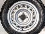 ヨコハマ ブルーアースVan RY55 155/80R14 88/86N LT /トヨタ純正 AL 5.0J+ 100-4穴 4本