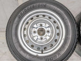 ブリヂストン V600 165/80R14 97/95N LT /日産純正  5.0J+ 114.3-4穴 4本