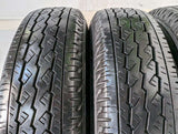 ブリヂストン V600 165/80R14 97/95N LT /日産純正  5.0J+ 114.3-4穴 4本