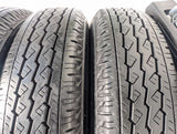 ブリヂストン V600 155/80R14 88/86N LT /トヨタ純正 AL 5.0J+39 100-4穴 4本