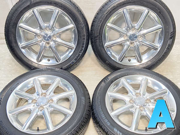 セイバーリングSL201 175/60R15  /日産純正  5.5J+50 100-4穴 4本