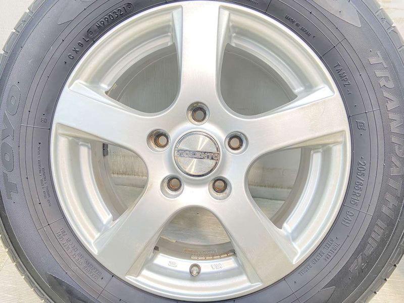 TOYO TRANPATH mpZ 205/65/R15 VIOLENTOホイール付き】夏タイヤ4本