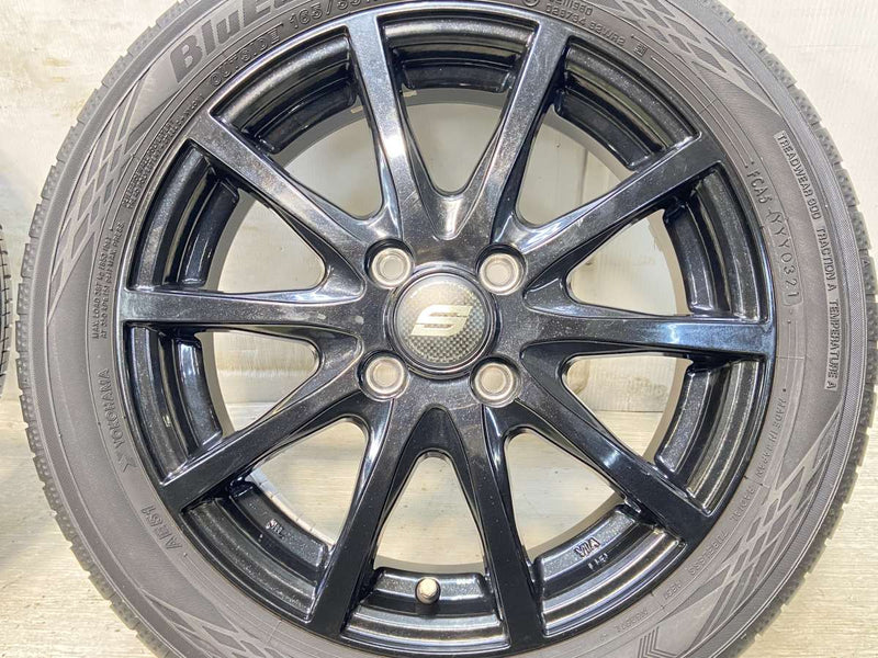 ヨコハマ ブルーアースGT AE51 165/55R15  /　 S 4.5J+45 100-4穴 4本