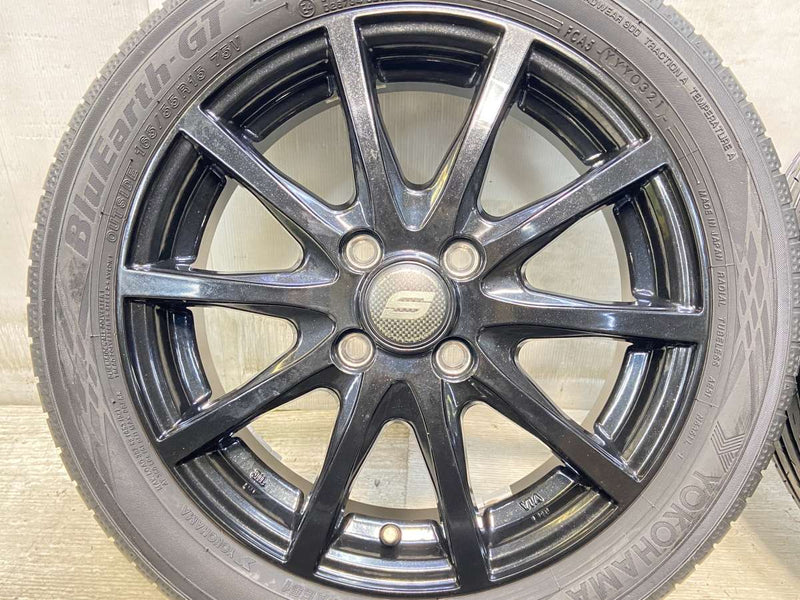 ヨコハマ ブルーアースGT AE51 165/55R15  /　 S 4.5J+45 100-4穴 4本