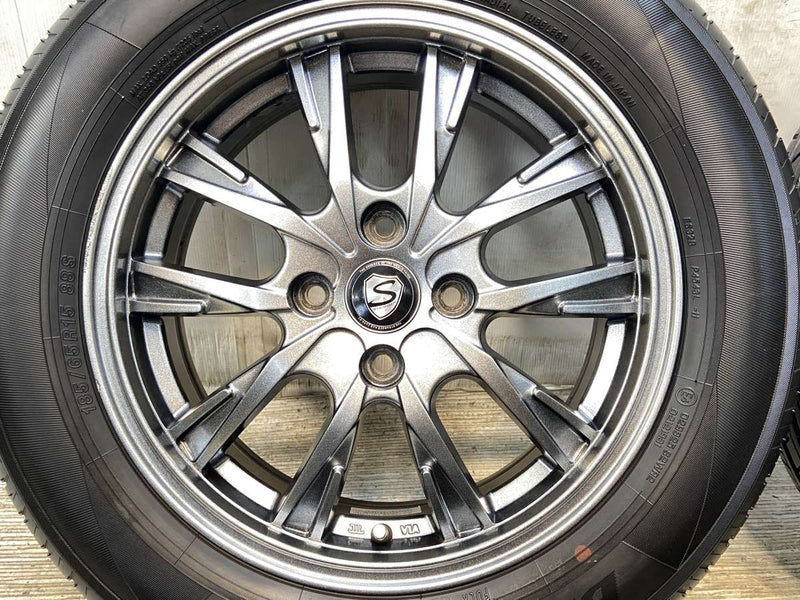 ヨコハマ ブルーアース-Es ES32 185/65R15  /　 STRANGER 5.5J+50 100-4穴 4本