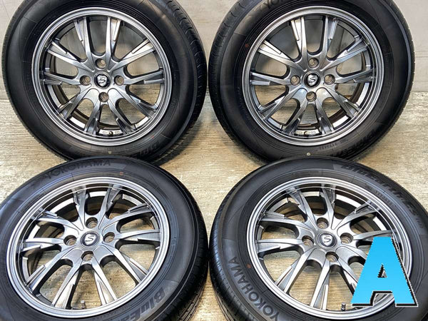 ヨコハマ ブルーアース-Es ES32 185/65R15  /　 STRANGER 5.5J+50 100-4穴 4本