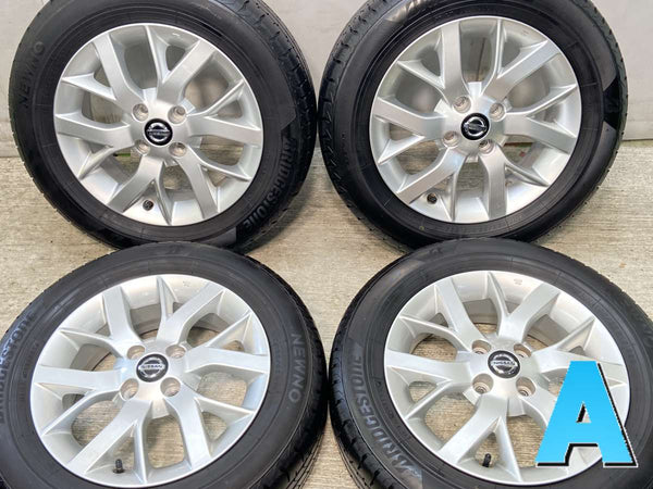 ブリヂストン NEWNO 185/65R15  /日産純正  5.5J+40 100-4穴 4本