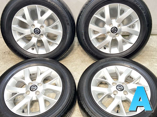 トーヨータイヤ ナノエナジー J67 185/65R15  /日産純正  5.5J+40 100-4穴 4本