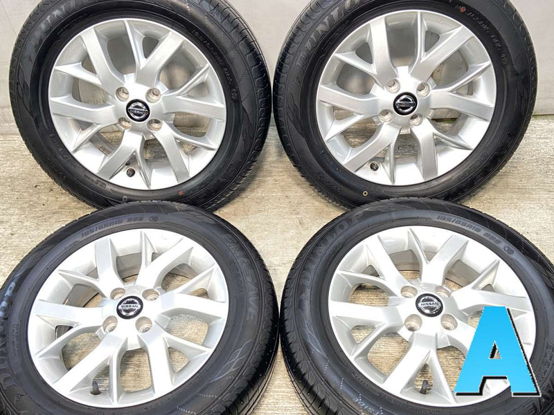 ダンロップ エナセーブ EC204 185/65R15  /日産純正  5.5J+40 100-4穴 4本