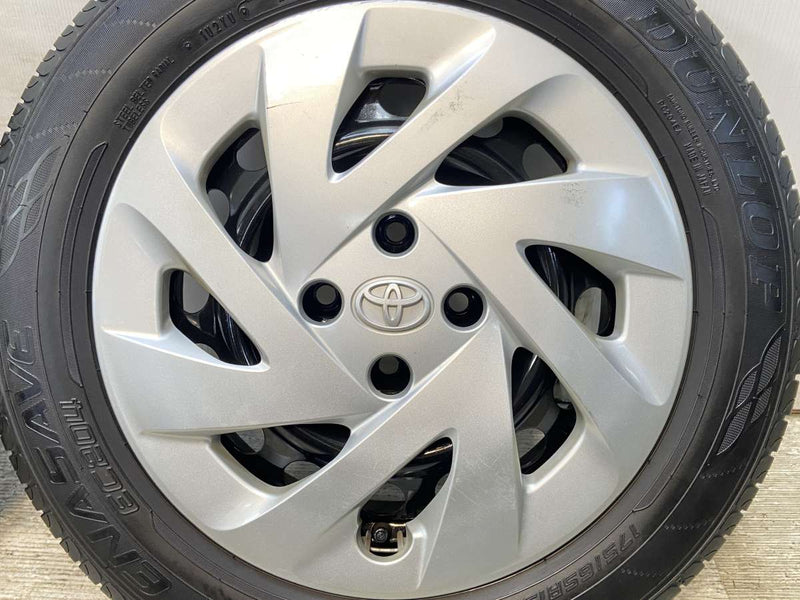 ダンロップ エナセーブ EC204 175/65R15  /トヨタ純正 WM 5.0J+39 100-4穴 4本