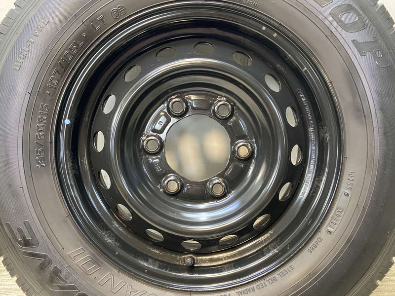 ダンロップ エナセーブ VAN01 195/80R15 107/105LT /日産純正 B3 5.5J+ 139.7-6穴 4本