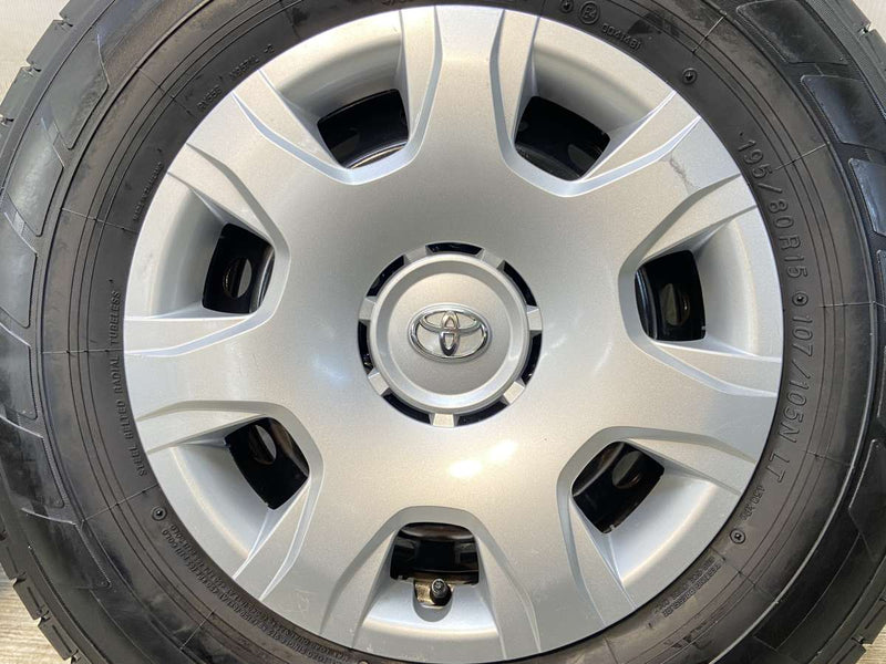 ヨコハマ ブルーアースVAN RY55 195/80R15 107/105LT /トヨタ純正 HS 6.0J+ 139.7-6穴 4本