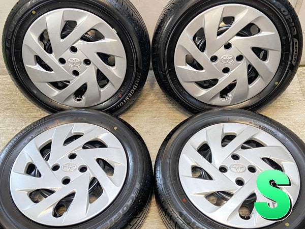 ブリヂストン エコピアEP150 185/60R15  /トヨタ純正 G4 5.5J+45 100-4穴 4本