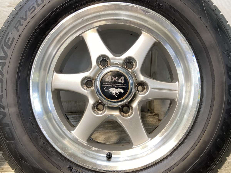 ダンロップ エナセーブ RV505 215/65R15  /　 4×4 6.5J+27 139.7-6穴 4本