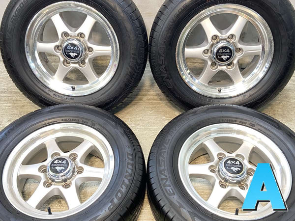 ダンロップ エナセーブ RV505 215/65R15  /　 4×4 6.5J+27 139.7-6穴 4本