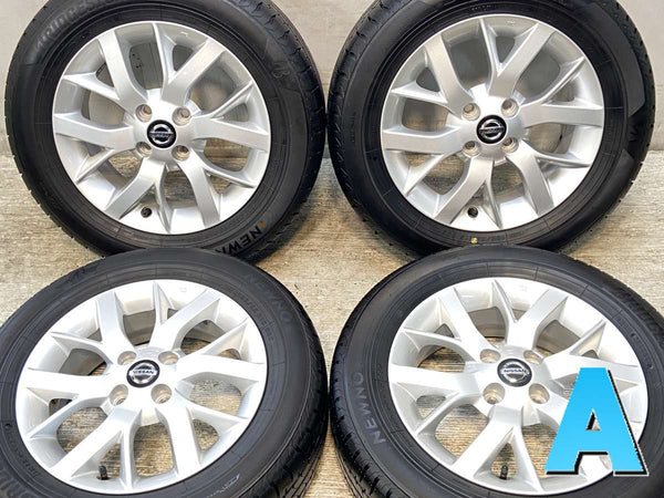 ブリヂストン NEWNO 185/65R15  /日産純正  5.5J+40 100-4穴 4本