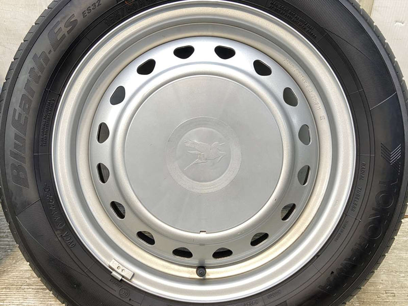 ヨコハマ ブルーアース-Es ES32 185/60R15  /　 キャロウィン S7 5.5J+ 100/114.3-4穴 4本