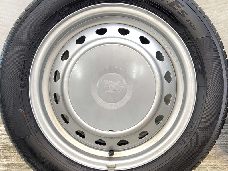 ヨコハマ ブルーアース-Es ES32 185/60R15  /　 キャロウィン S7 5.5J+ 100/114.3-4穴 4本