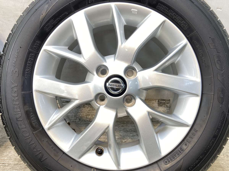 トーヨータイヤ ナノエナジー3PLUS 185/65R15  /日産純正  5.5J+40 100-4穴 4本