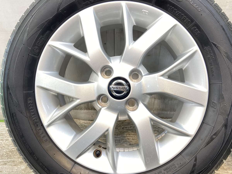 トーヨータイヤ ナノエナジー3PLUS 185/65R15  /日産純正  5.5J+40 100-4穴 4本