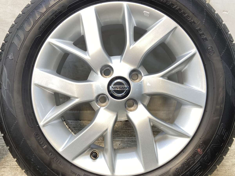 ダンロップ エナセーブ EC204 185/65R15  /日産純正  5.5J+40 100-4穴 4本