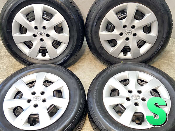 ブリヂストン ネクストリー 195/65R15  /トヨタ純正  6.0J+ 100-5穴 4本