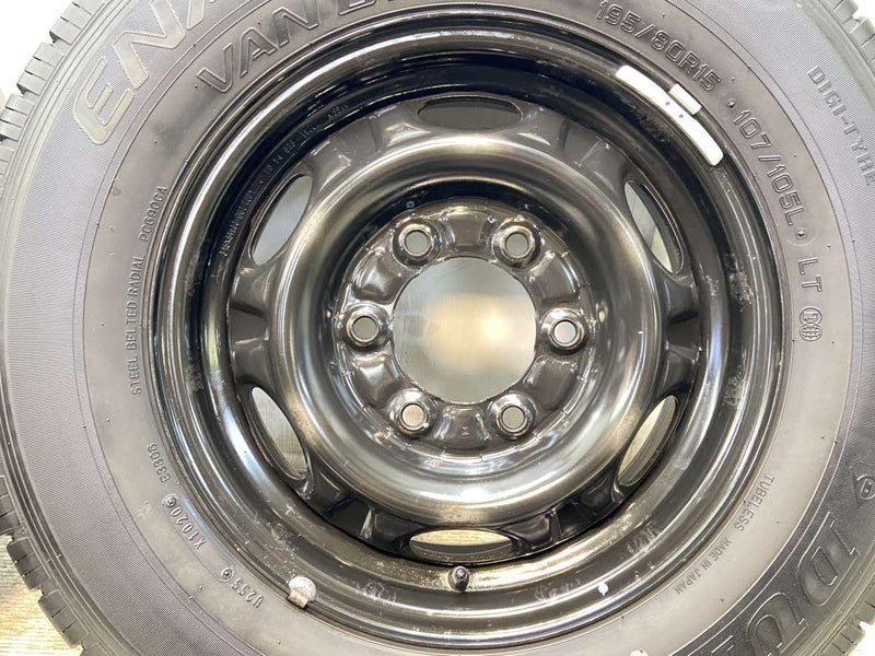 ダンロップ エナセーブ VAN01 195/80R15 107/105LT /日産純正  5.5J+ 139.7-6穴 4本