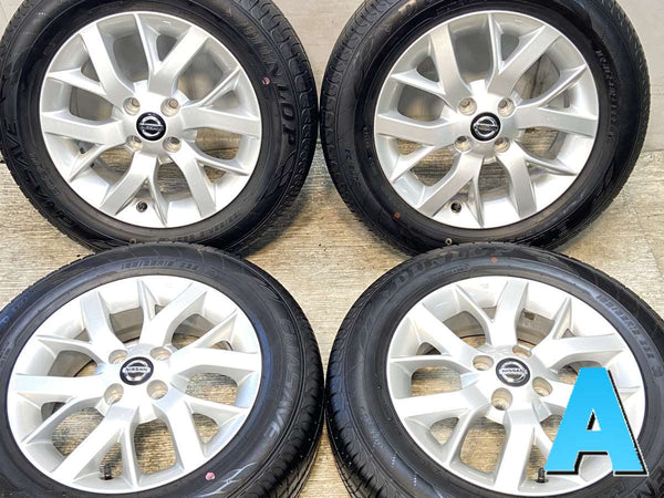 ダンロップ エナセーブ EC204 185/65R15  /日産純正  5.5J+40 100-4穴 4本