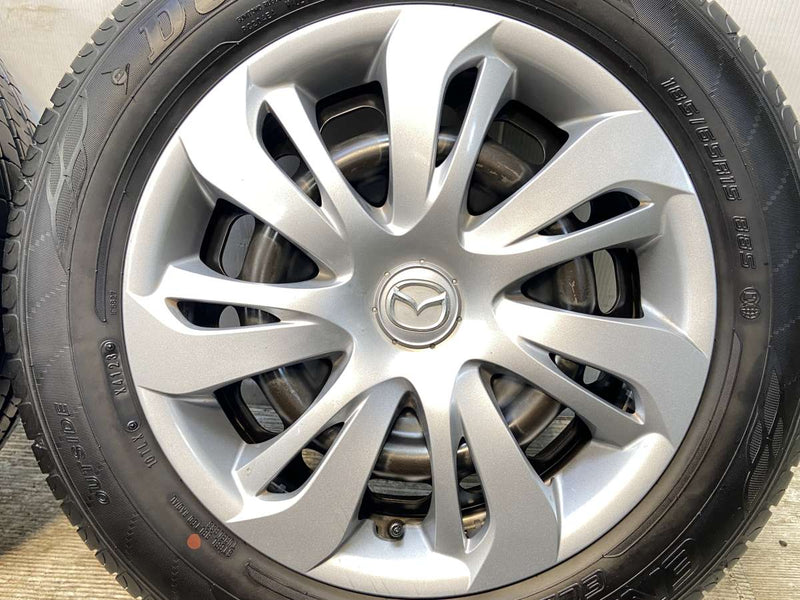 ダンロップ エナセーブ EC204 185/65R15  /マツダ純正  5.5J+ 100-4穴 4本