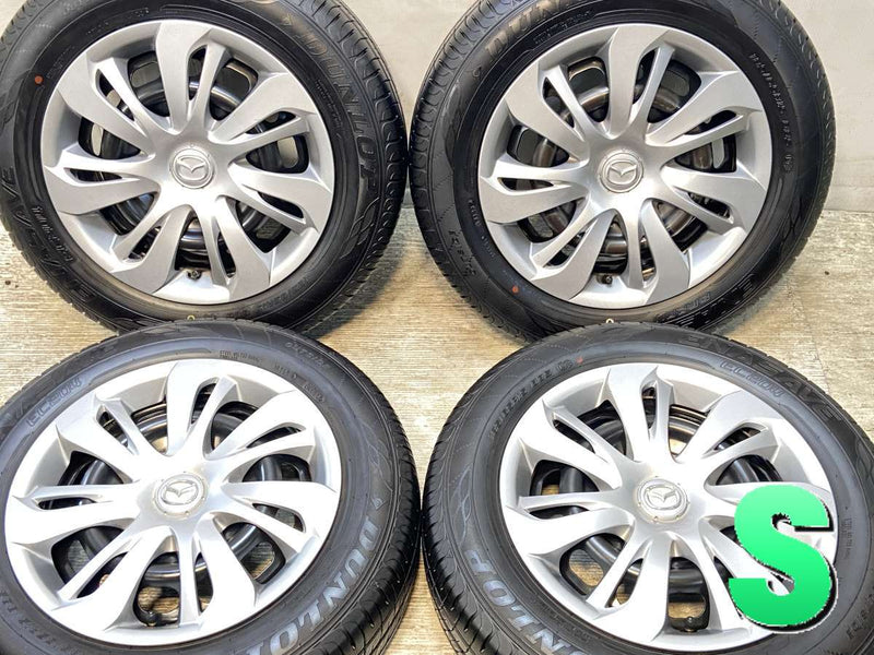 ダンロップ エナセーブ EC204 185/65R15  /マツダ純正  5.5J+ 100-4穴 4本