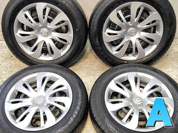 ダンロップ エナセーブ EC204 185/65R15  /マツダ純正  5.5J+ 100-4穴 4本