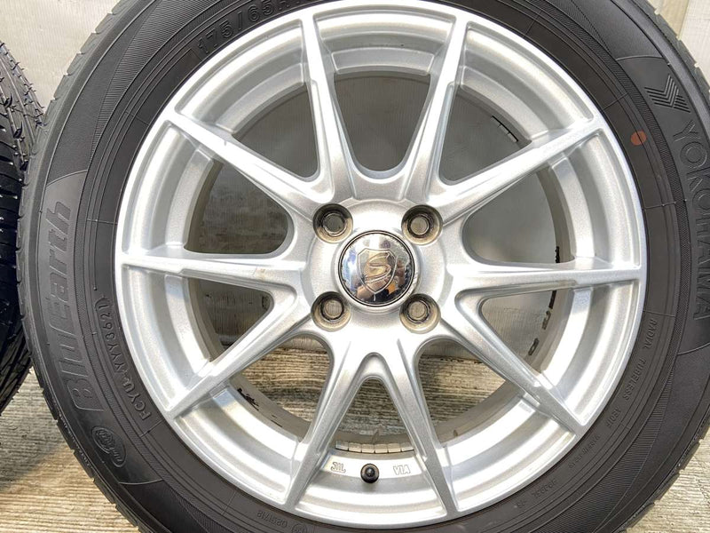 ヨコハマ ブルーアース 175/65R15  /　 STRANGER 5.5J+50 100-4穴 4本
