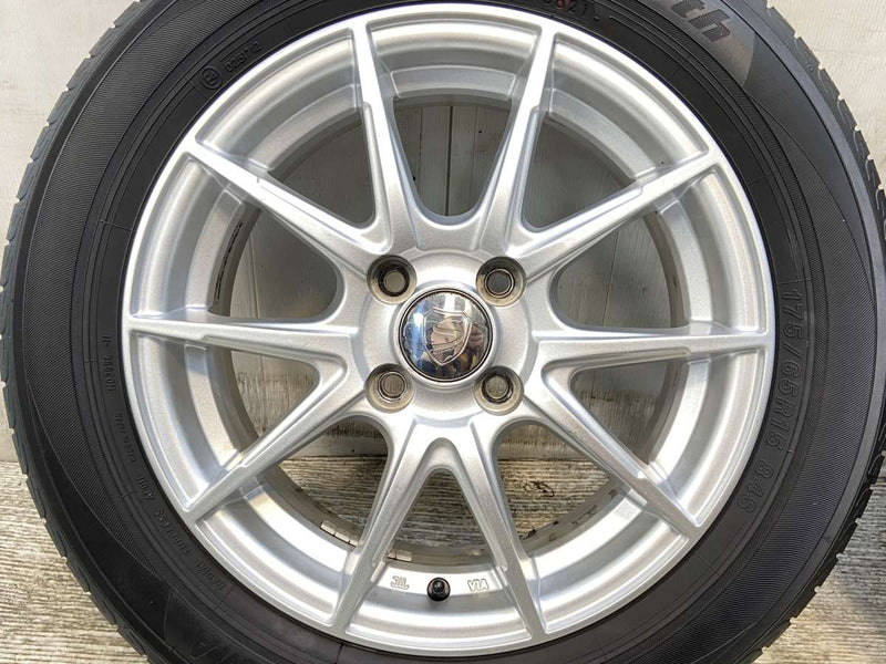 ヨコハマ ブルーアース 175/65R15  /　 STRANGER 5.5J+50 100-4穴 4本