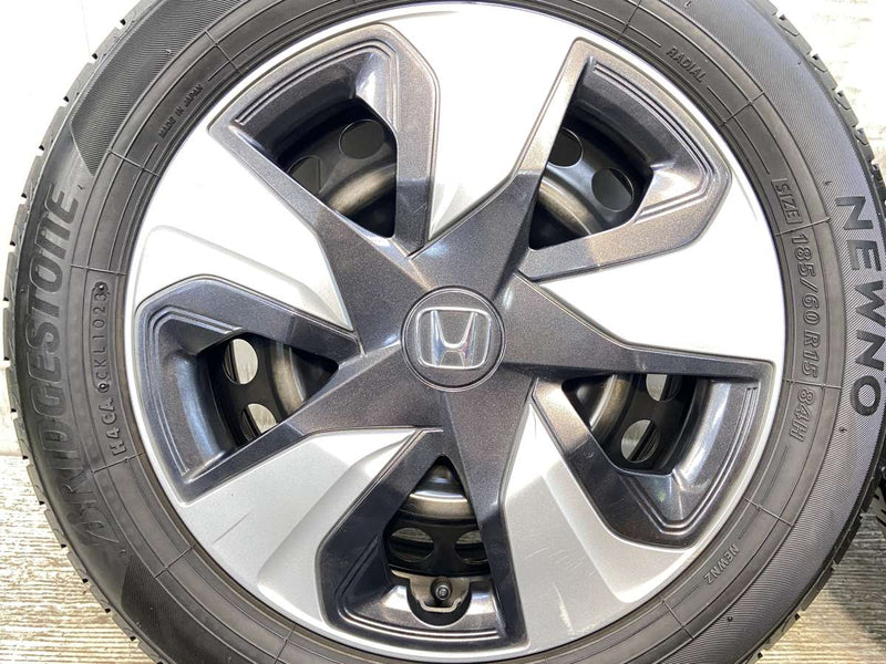 ブリヂストン NEWNO 185/60R15  /ホンダ純正 T5B 6.0J+ 100-4穴 4本